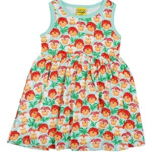 DUNS Pansy Floral Sleeveless Dress Sz 116cm